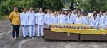 ร่วมกิจกรรมพิธีทำบุญตักบาตรถวายพระราชกุศล และพิธีวางพานพุ่มด