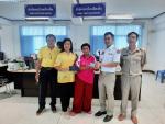 ร่วมกับอำเภอบ่อทอง มอบทะเบียนบ้านและบัตรประจำตัวประชาชน ให้ก