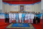 ร่วมพิธีถวายเครื่องราชสักการะ ถวายพานพุ่ม และพิธีจุดเทียนถวา