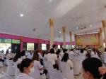 เข้าร่วมพิธีเจริญพระพุทธมนต์ ถวายพระพรชัยมงคลแด่ พระบาทสมเด็