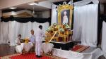 พิธีถวายน้ำสรงพระศพเบื้องหน้าพระรูปสมเด็จพระเจ้าลูกเธอเจ้าฟ้
