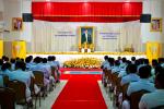 พิธีถวายเครื่องราชสักการะและถวายพานพุ่มและพิธีจุดเทียนถวายพร