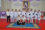 เข้าร่วมพิธีวางพานพุ่มดอกไม้ถวายราชสักการะถวายพระราชกุศล เพื